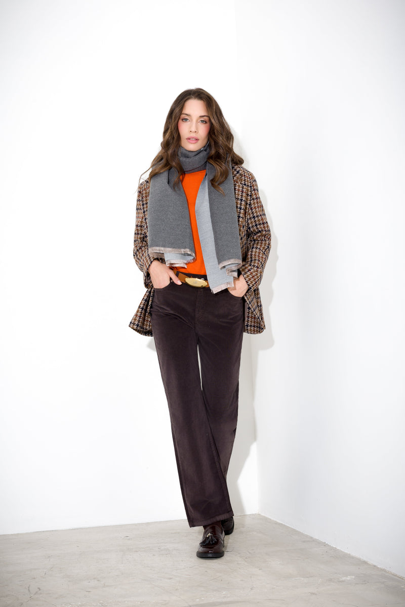 Cashmere wool box sweater