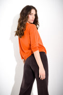 Cashmere wool box sweater