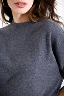 Cashmere wool box sweater