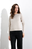 Maglia in pura lana girocollo FRIENDLY SWEATER