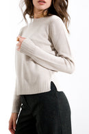 Maglia in pura lana girocollo FRIENDLY SWEATER