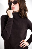 Maglia dolcevita in pura lana FRIENDLY SWEATER